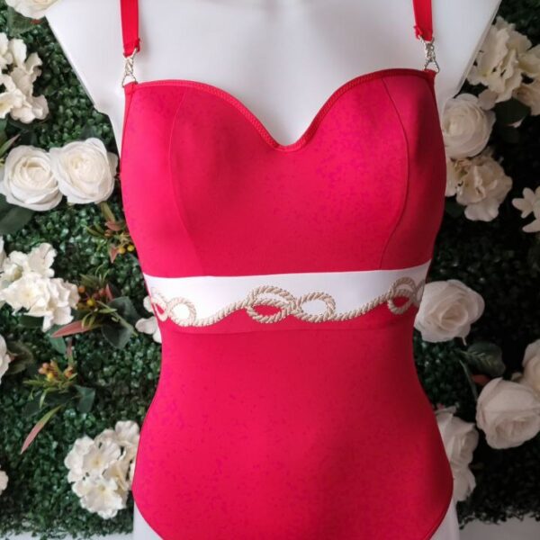 Maillot de bain 1 pièce coque 0064