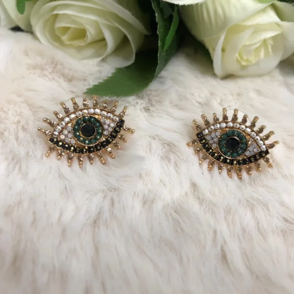 Boucles d’oreilles Vert