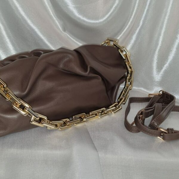 sac bandoulière Marron chocolat foncé
