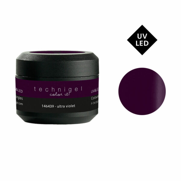 Gel de couleur pour ongles UV & LED Color it - ultra violet