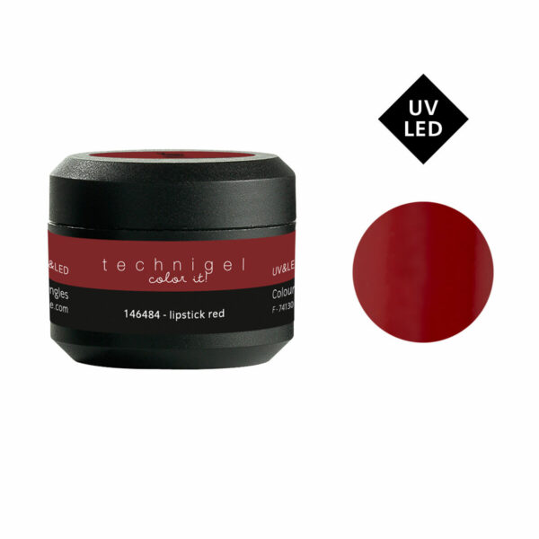 Gel de couleur pour ongles UV & LED Color it lipstick red
