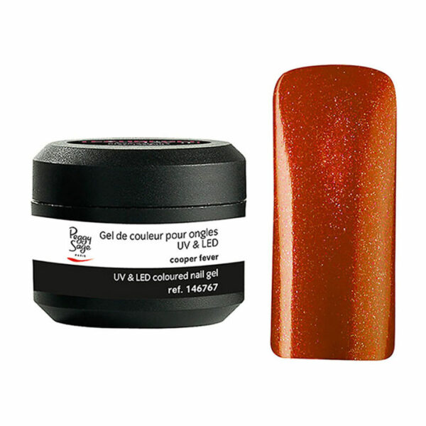 Gel de couleur pour ongles UV & LED cooper fever