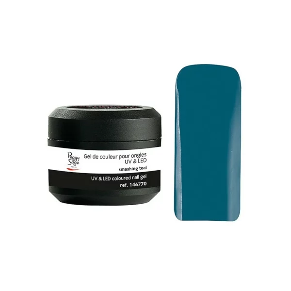 Gel de couleur pour ongles UV & LED Color it smashing teal
