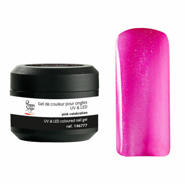Gel de couleur pour ongles UV & LED Color it pink celebration