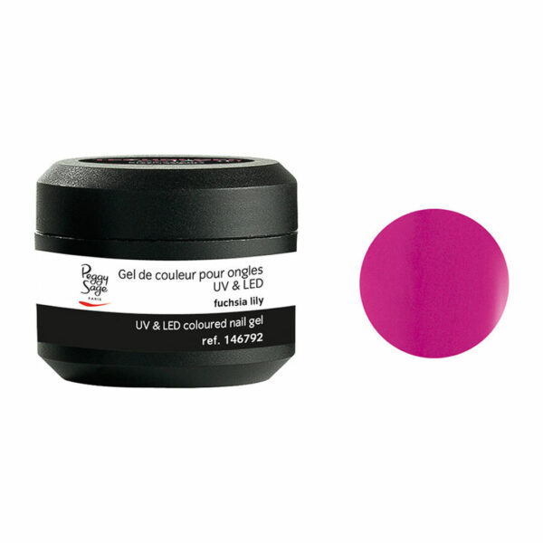 Gel de couleur pour ongles UV & LED Color it fuchsia lily