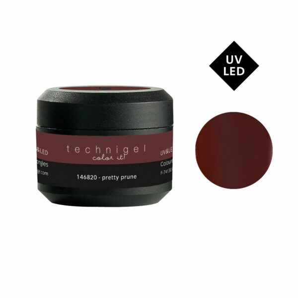 Gel de couleur pour ongles UV & LED Color it - pretty prune