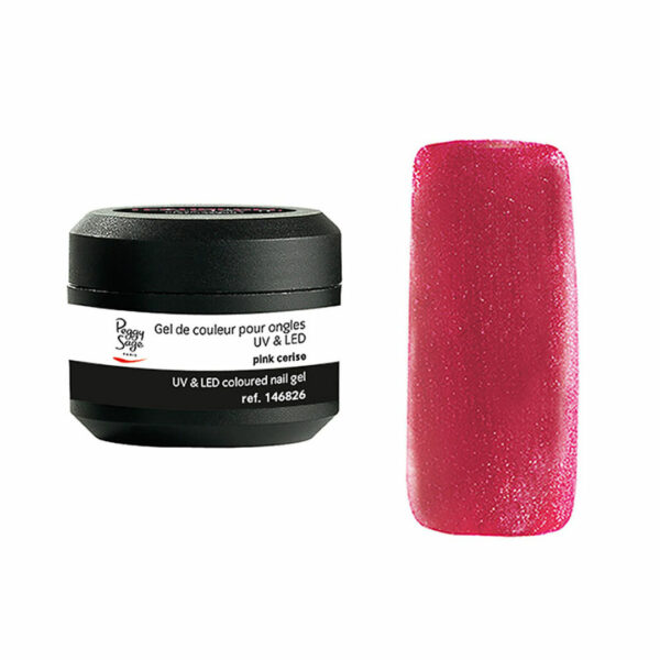 Gel de couleur pour ongles UV & LED Color it pink cerise