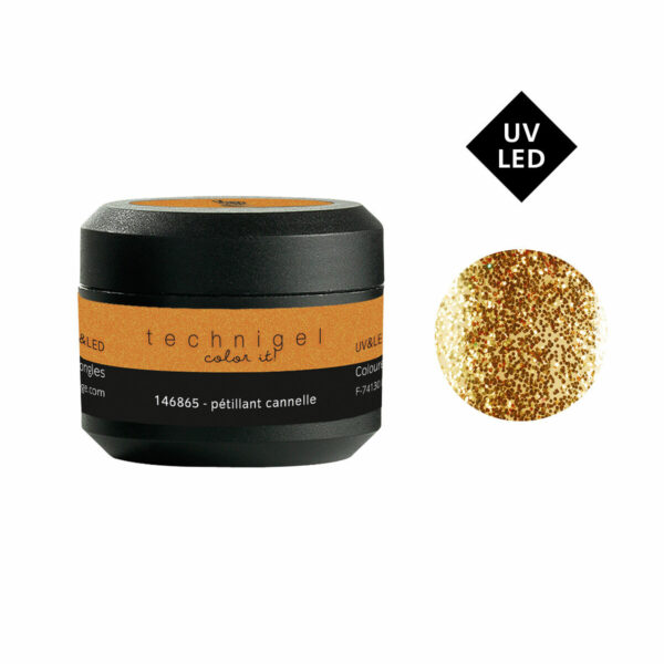 Gel de couleur pour ongles UV & LED Color it - pétillant cannelle