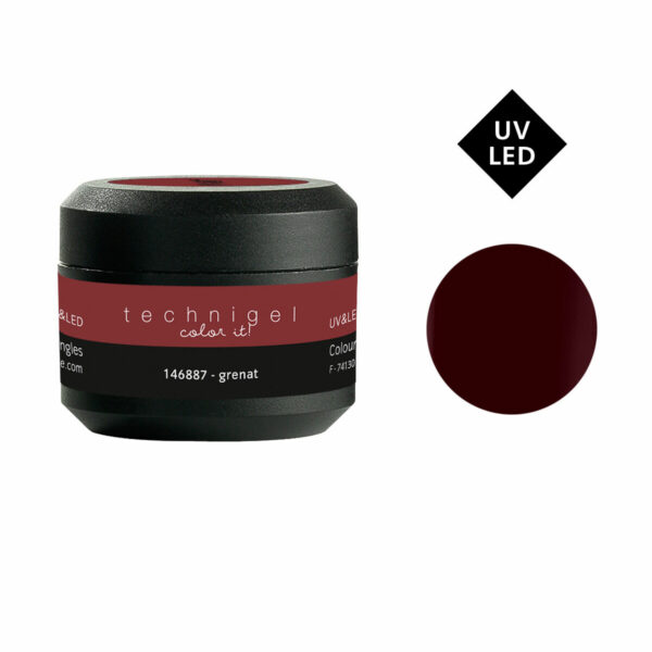 Gel de couleur pour ongles UV & LED Color it - grenat