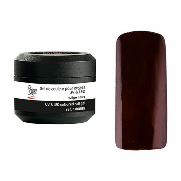 Gel de couleur pour ongles UV & LED Color it tulipe noir