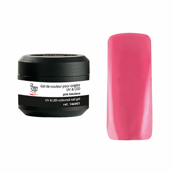 Gel de couleur pour ongles UV & LED Color it pink fabuleux