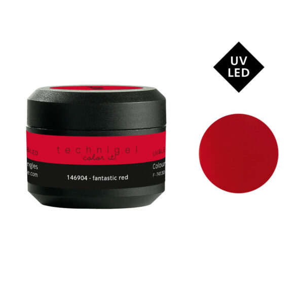 Gel de couleur pour ongles UV & LED Color it - fantastic red