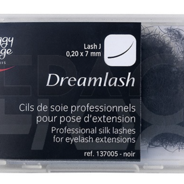 Cils de soie professionnels pour pose d’extensions - J 0,20 x 7 mm