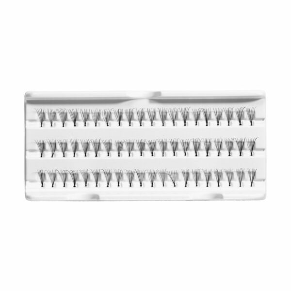 60 faux cils individuels professionnels - flare 13 mm