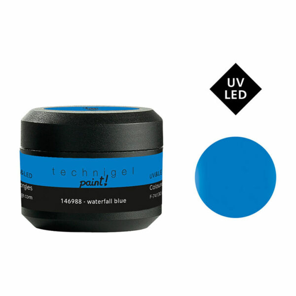 Gel de couleur pour ongles UV & LED Color it - waterfall blue