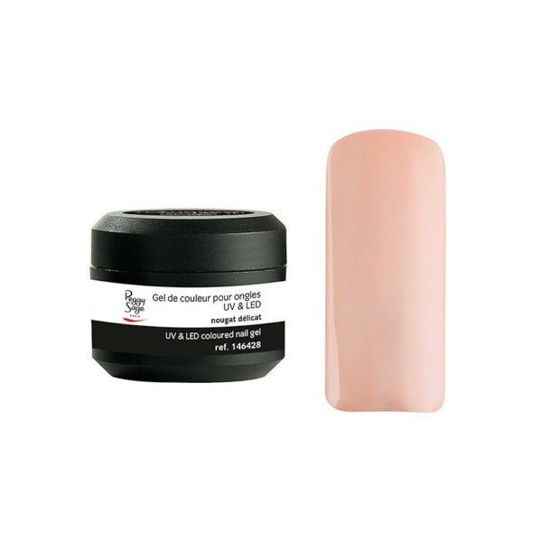 Gel de couleur pour ongles UV & LED Nougat délicat