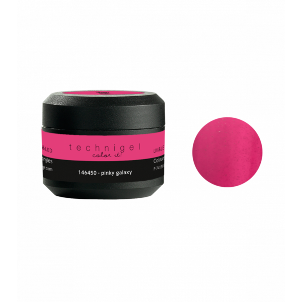 Gel de couleur pour ongles UV & LED Color it - pinky galaxy