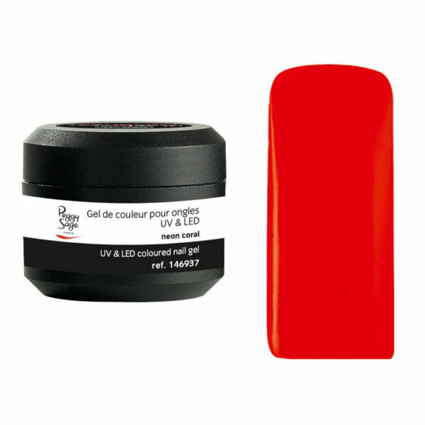 Gel de couleur pour ongles UV & LED Color it neon coral