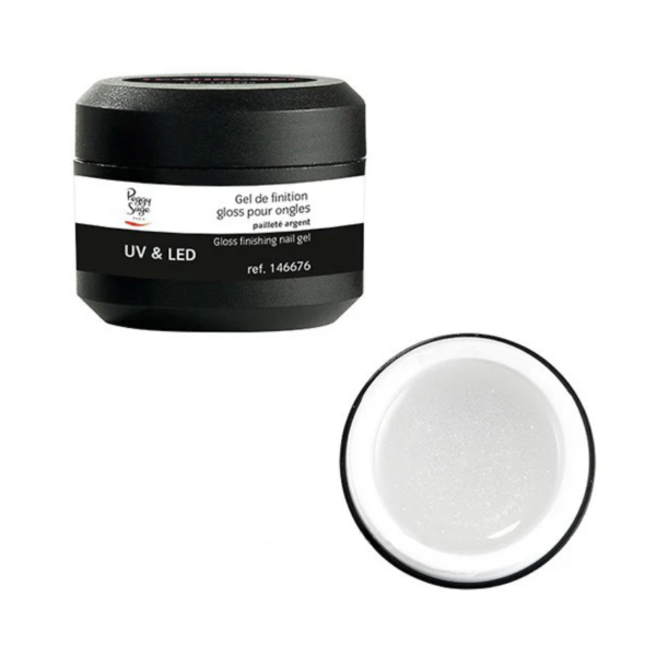 GEL UV & LED PAILLETE ARGENT 15G 