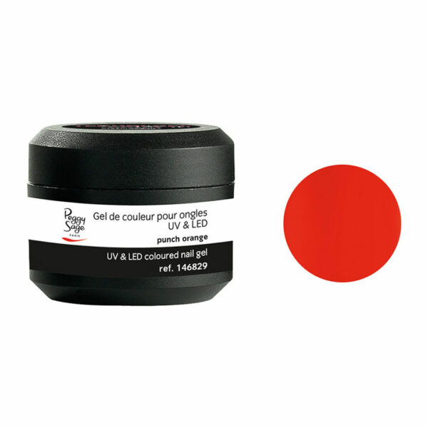 Gel de couleur pour ongles UV & LED Color it punch orange