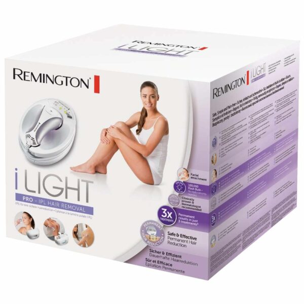 Remington I-Light Pro/Face & Body - Epilateur lumière pulsée - Détecteur de Type de Peau